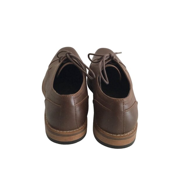 PERRY ELLIS- MENS BROWN COMFY LACE UP SHOES SIZE 11.5 - Picture 6 of 10